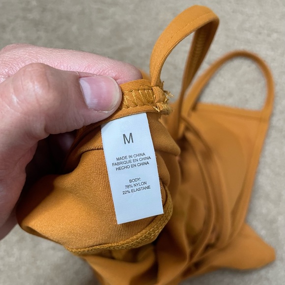 Peachy Bunz Burnt Orange Active Romper - Picture 4 of 4